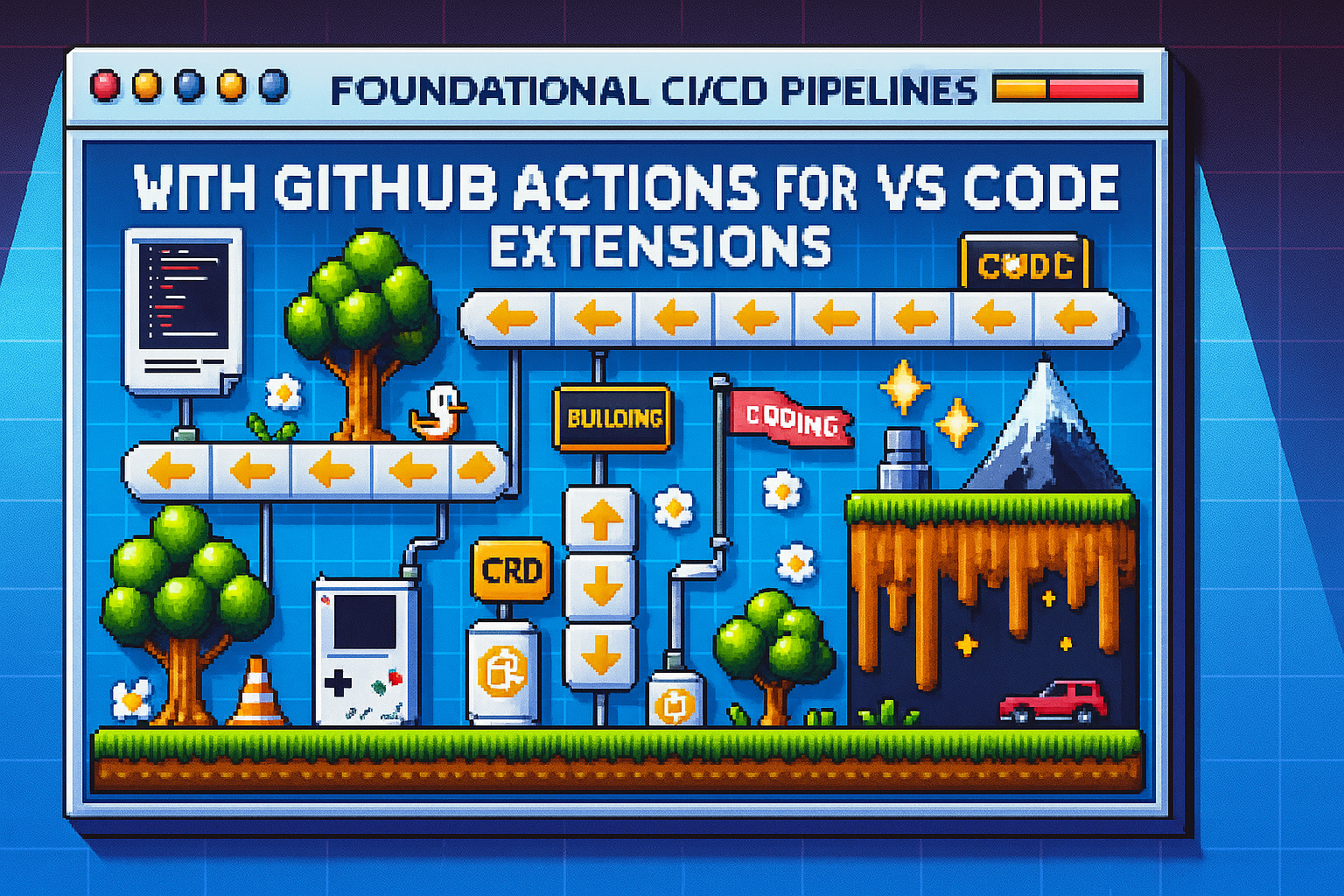 Foundational CI/CD Pipelines with GitHub Actions for VS Code Extensions